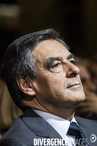 Dernier meeting de François Fillon, porte de Versailles.