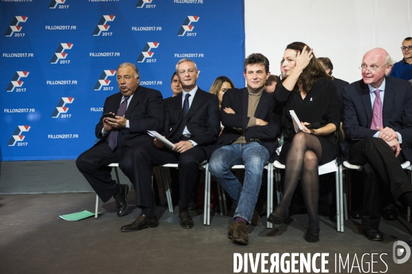 Dernier meeting de François Fillon, porte de Versailles.