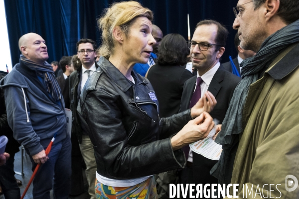 Dernier meeting de François Fillon, porte de Versailles.