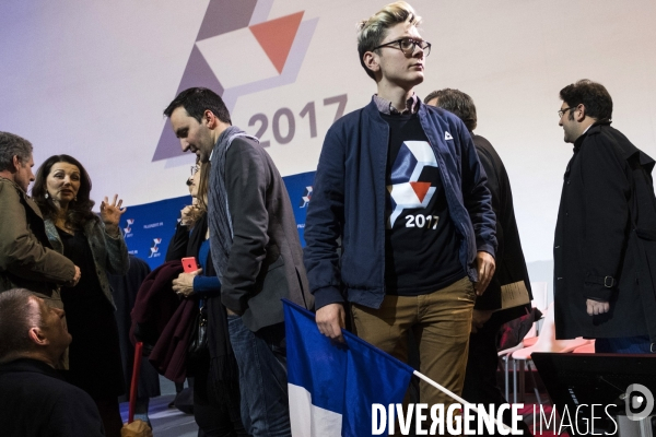 Dernier meeting de François Fillon, porte de Versailles.