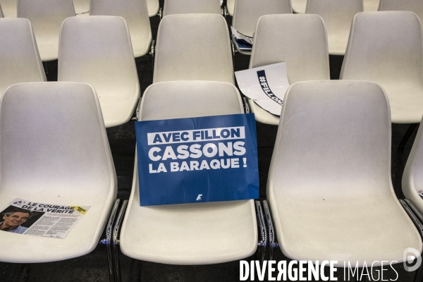 Dernier meeting de François Fillon, porte de Versailles.