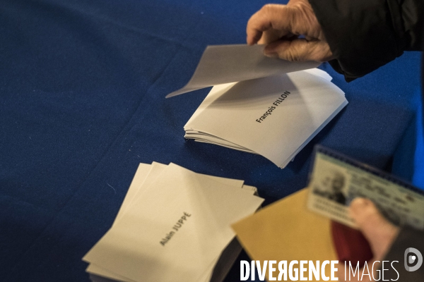 Vote de François Fillon, second tour.