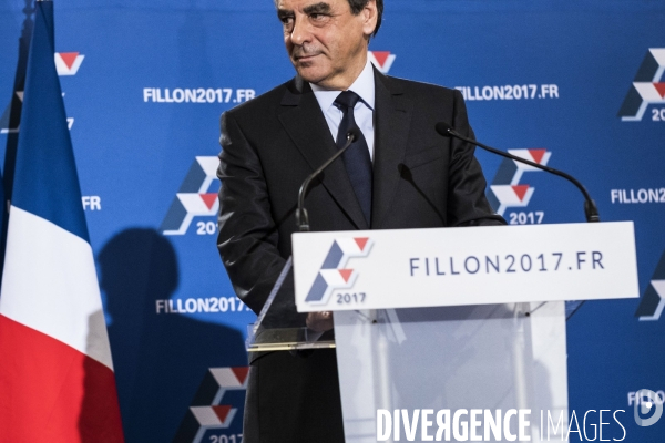 Déclaration de François Fillon, vainqueur de la primaire.