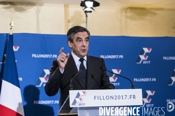 Déclaration de François Fillon, vainqueur de la primaire.