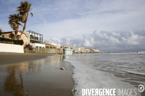 Erosion du littoral languedocien