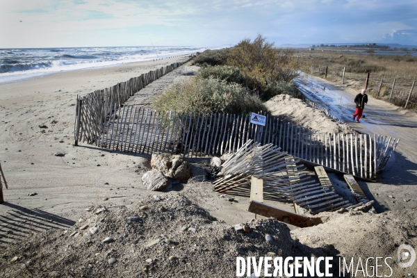 Erosion du littoral languedocien