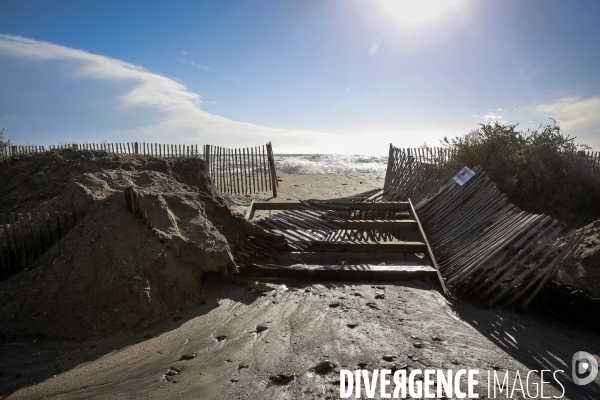 Erosion du littoral languedocien