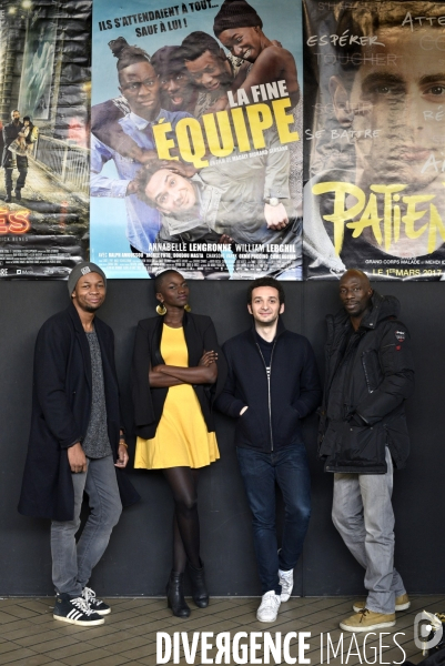 Film LA FINE EQUIPE de Magalie Richard-Serrano, avec Annabelle Lengronne, William Lebghil, Jackee Toto et Doudou Masta, au festival du film de Sarlat 2016.