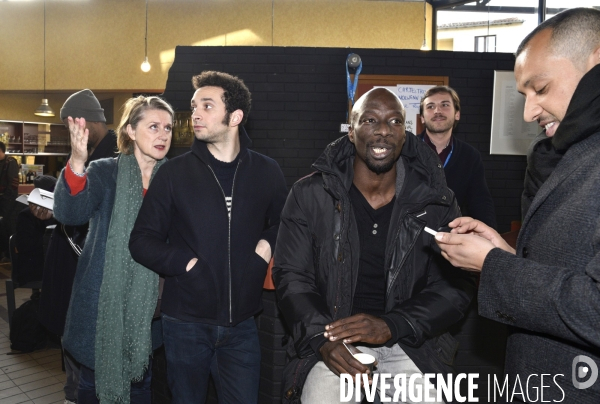 Film LA FINE EQUIPE de Magalie Richard-Serrano, avec Annabelle Lengronne, William Lebghil, Jackee Toto et Doudou Masta, au festival du film de Sarlat 2016.