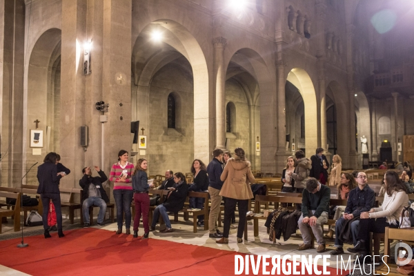 Jeunes catholiques à Paris