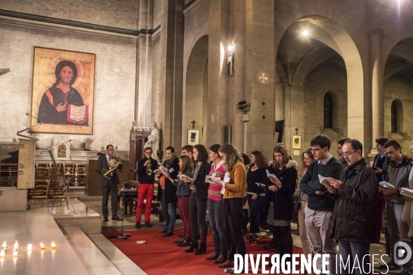 Jeunes catholiques à Paris