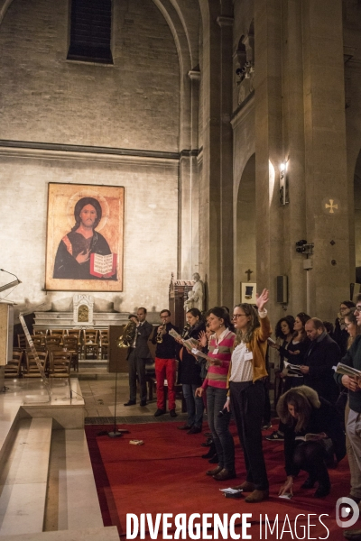 Jeunes catholiques à Paris