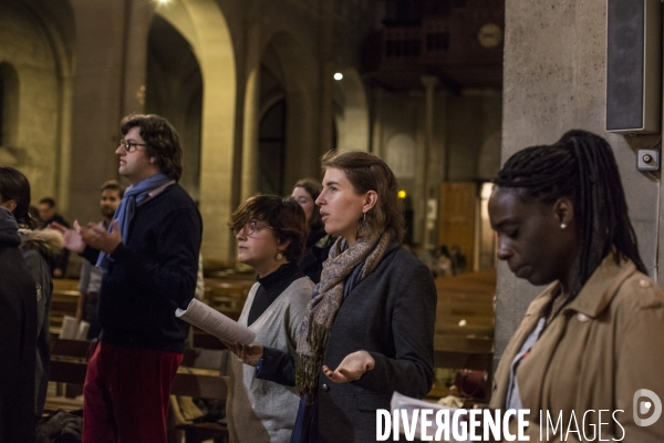 Jeunes catholiques à Paris