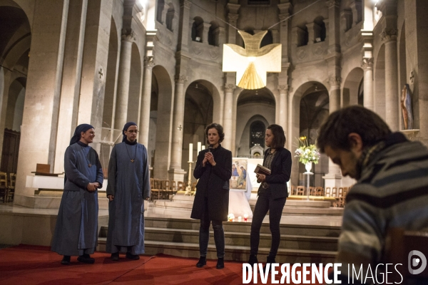 Jeunes catholiques à Paris