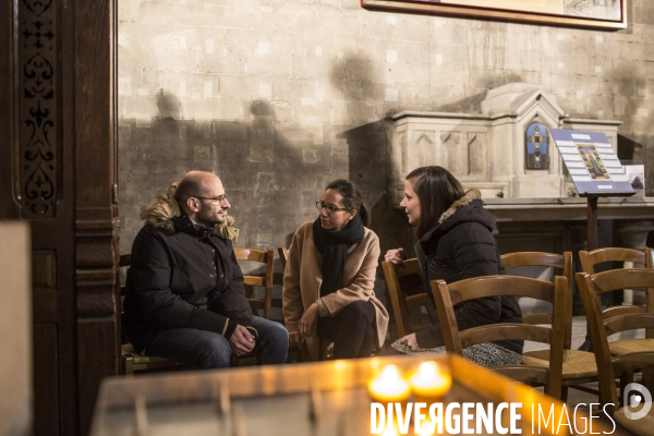 Jeunes catholiques à Paris