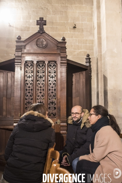 Jeunes catholiques à Paris