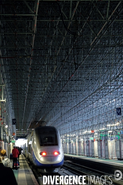 Illustration Novembre 2016.Travaux en gare de Bordeaux saint Jean.