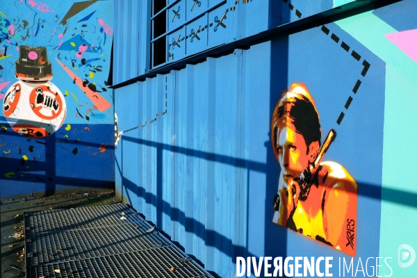 Street Art Avenue, une promenade le long du canal de Saint-Denis vous donne a voir les oeuvres de 30 artistes du nord est parisien entre la Villette et le stade de France