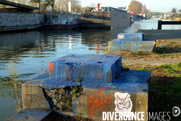 Street Art Avenue, une promenade le long du canal de Saint-Denis vous donne a voir les oeuvres de 30 artistes du nord est parisien entre la Villette et le stade de France