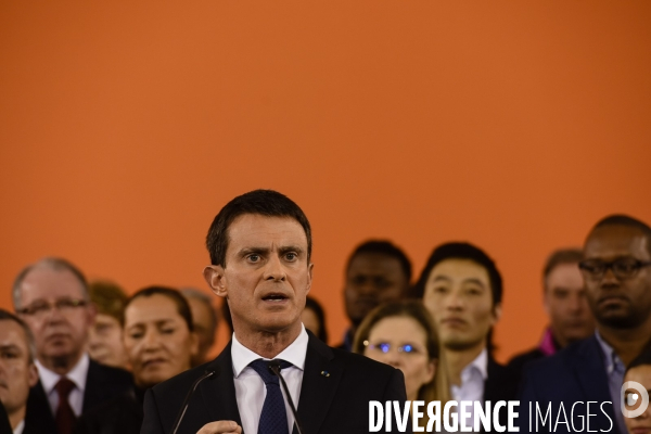 Déclaration de candidature de Manuel Valls aux primaires citoyennes