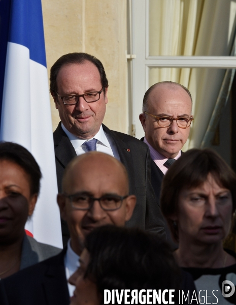 François Hollande avec Bernard Cazeneuve