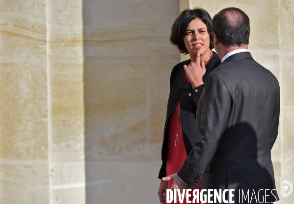 François Hollande avec Bernard Cazeneuve