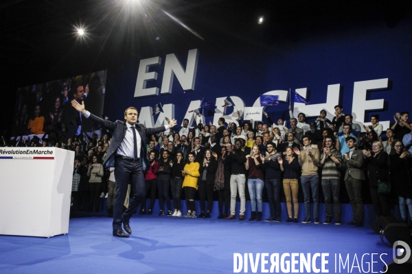 Emmanuel macron - meeting porte de versailles - 10 décembre 2016