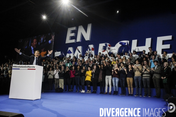 Emmanuel macron - meeting porte de versailles - 10 décembre 2016