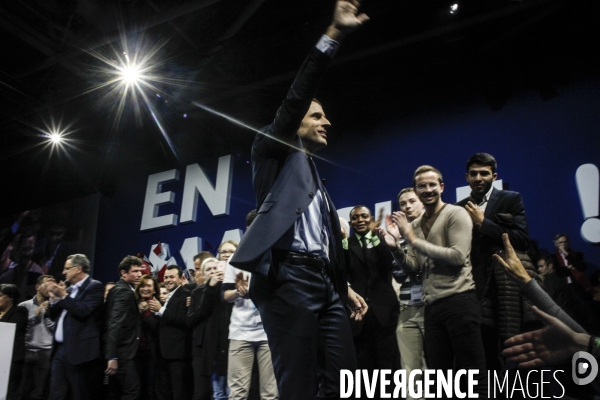Emmanuel macron - meeting porte de versailles - 10 décembre 2016