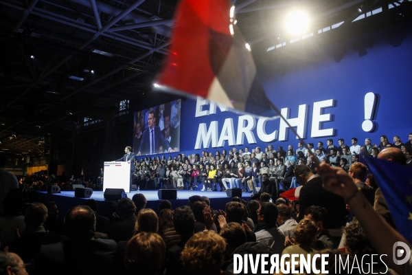 Emmanuel macron - meeting porte de versailles - 10 décembre 2016