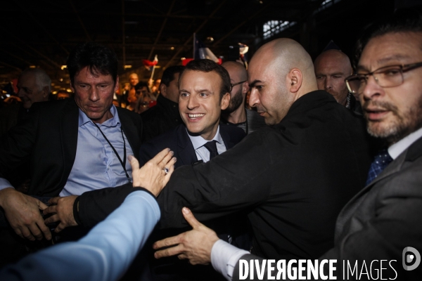 Emmanuel macron - meeting porte de versailles - 10 décembre 2016