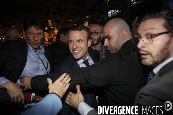 Emmanuel macron - meeting porte de versailles - 10 décembre 2016