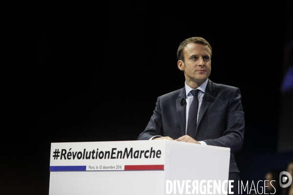 Emmanuel macron - meeting porte de versailles - 10 décembre 2016