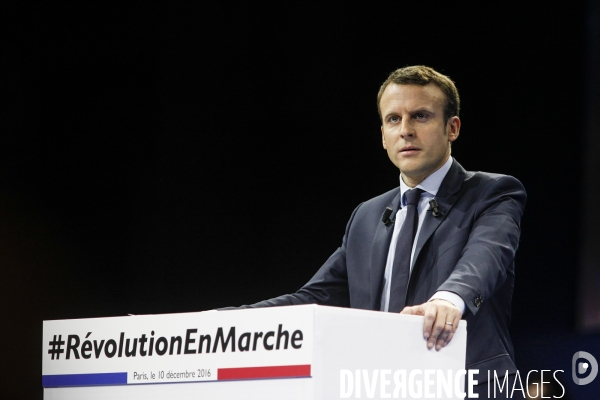 Emmanuel macron - meeting porte de versailles - 10 décembre 2016