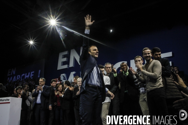 Emmanuel macron - meeting porte de versailles - 10 décembre 2016