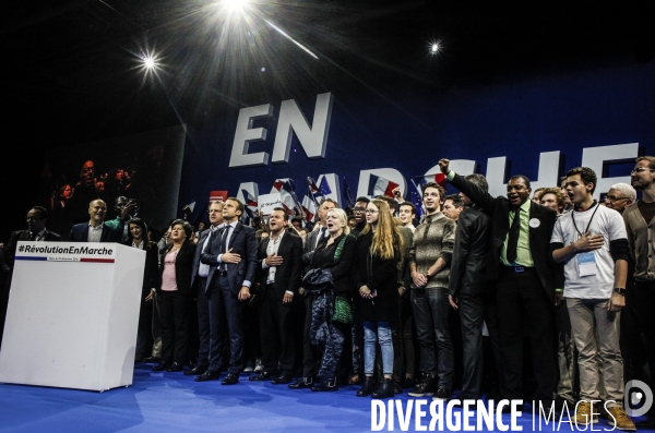 Emmanuel macron - meeting porte de versailles - 10 décembre 2016