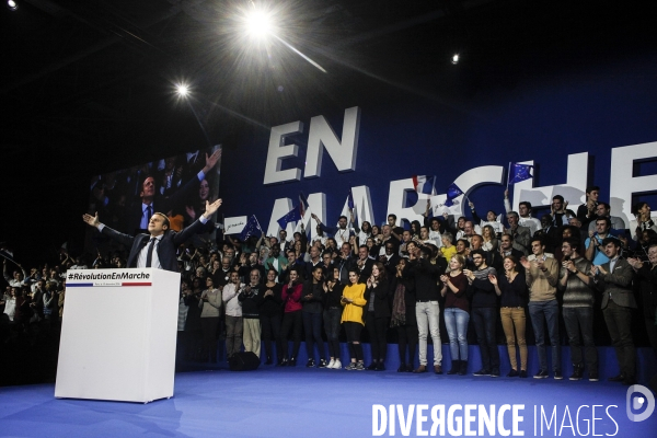 Emmanuel macron - meeting porte de versailles - 10 décembre 2016