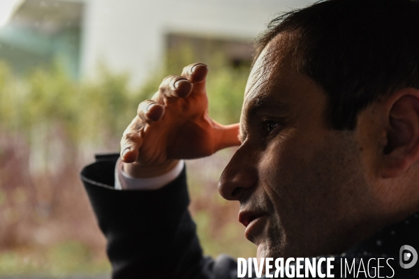 Benoît Hamon, campagne pour les élections primaires citoyennes