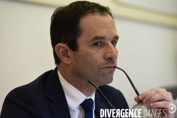 Benoît Hamon, campagne pour les élections primaires citoyennes