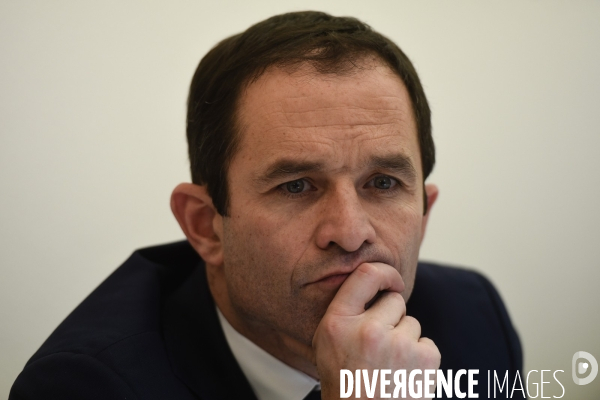 Benoît Hamon, campagne pour les élections primaires citoyennes