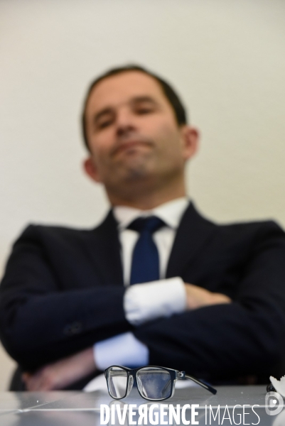 Benoît Hamon, campagne pour les élections primaires citoyennes