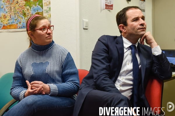 Benoît Hamon, campagne pour les élections primaires citoyennes