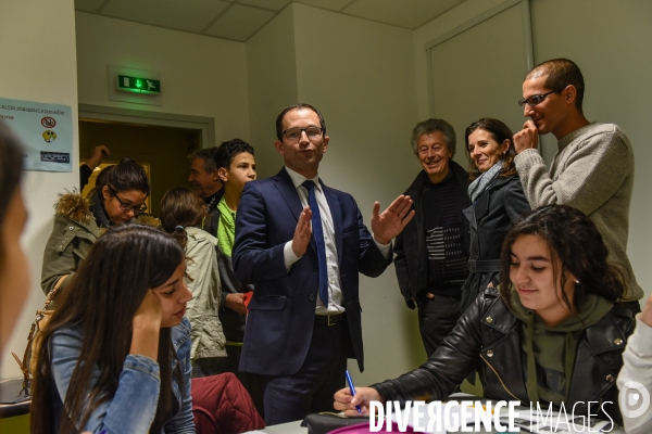 Benoît Hamon, campagne pour les élections primaires citoyennes