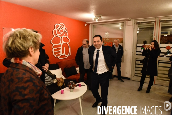 Benoît Hamon, campagne pour les élections primaires citoyennes