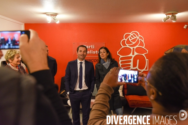 Benoît Hamon, campagne pour les élections primaires citoyennes