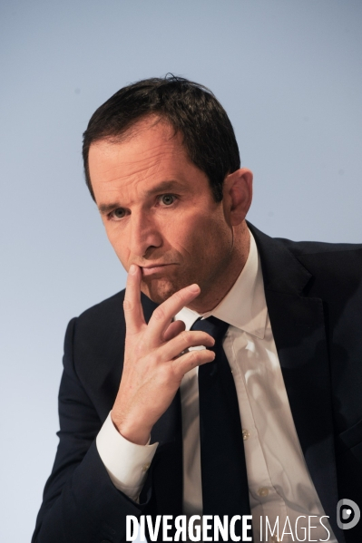 Benoît Hamon, campagne pour les élections primaires citoyennes