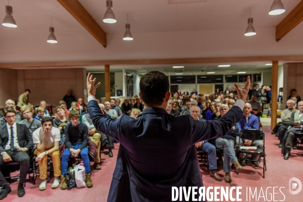Benoît Hamon, campagne pour les élections primaires citoyennes