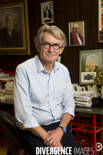 Jean-Claude MAILLY, secrétaire général de Force Ouvrière, dans son bureau au siège de F.O