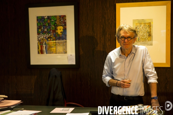 Jean-Claude MAILLY, secrétaire général de Force Ouvrière, dans son bureau au siège de F.O