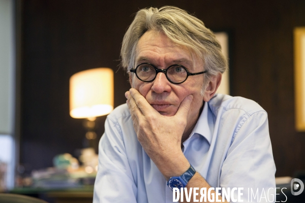 Jean-Claude MAILLY, secrétaire général de Force Ouvrière, dans son bureau au siège de F.O